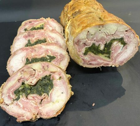 ROLATA DI CARNE BIANCA COTTA A BASSA TEMPERATURA 2 FETTE